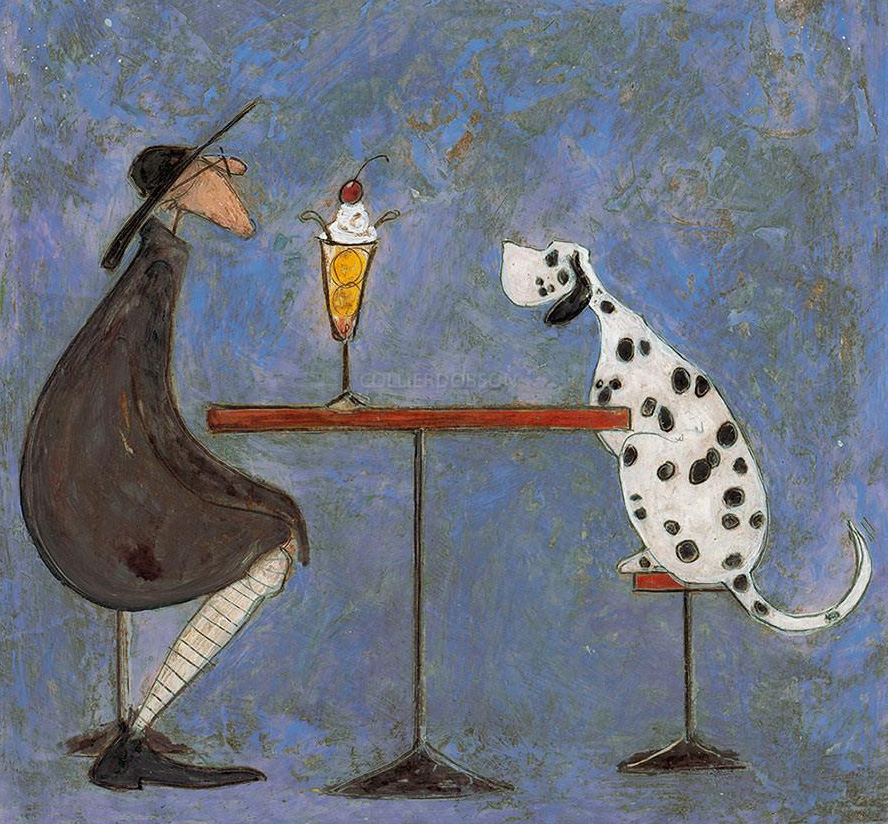 A Date with Hattie by Sam Toft, Dog | Figurative