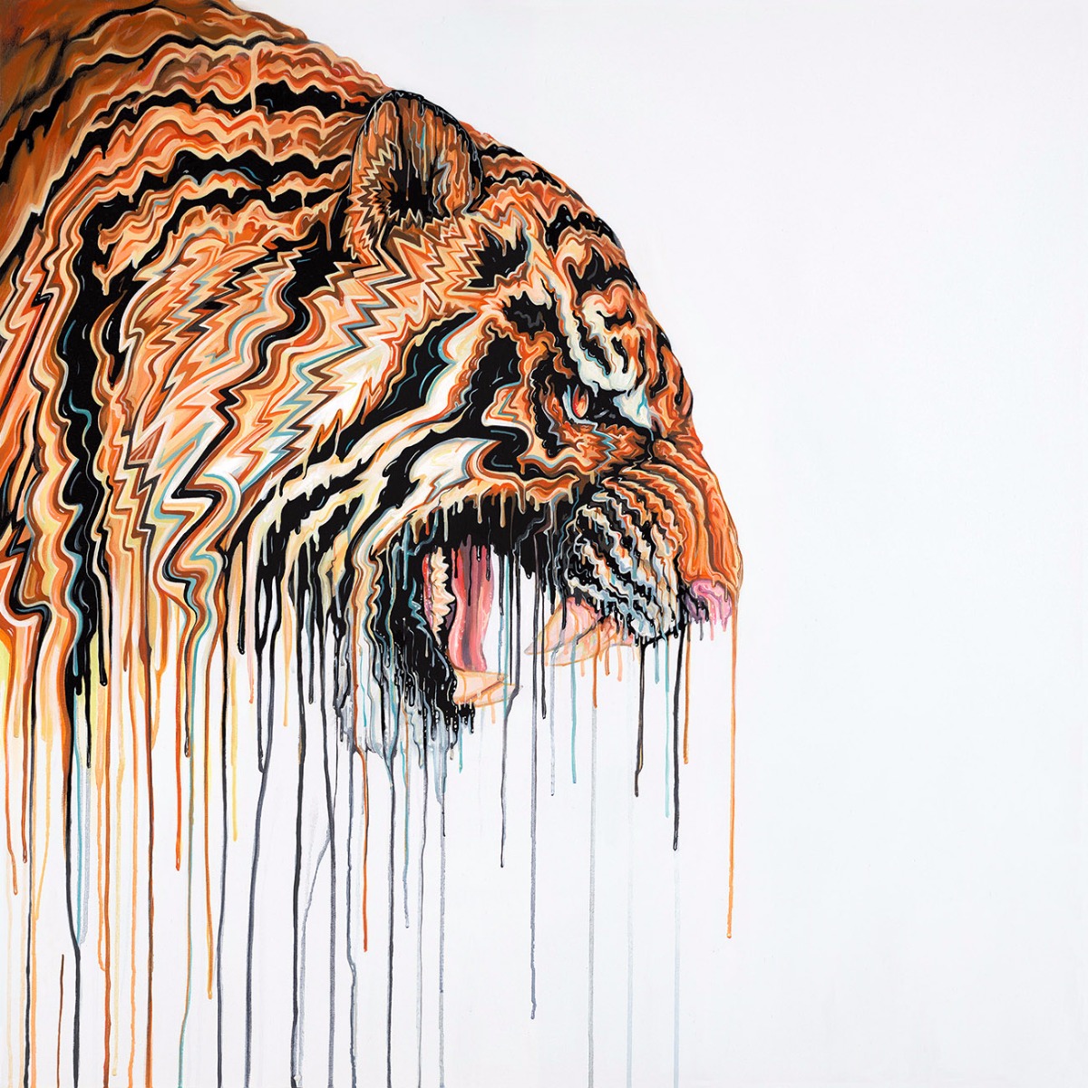 Ranthambore II by Robert Oxley, Abstract | Animals | Tiger