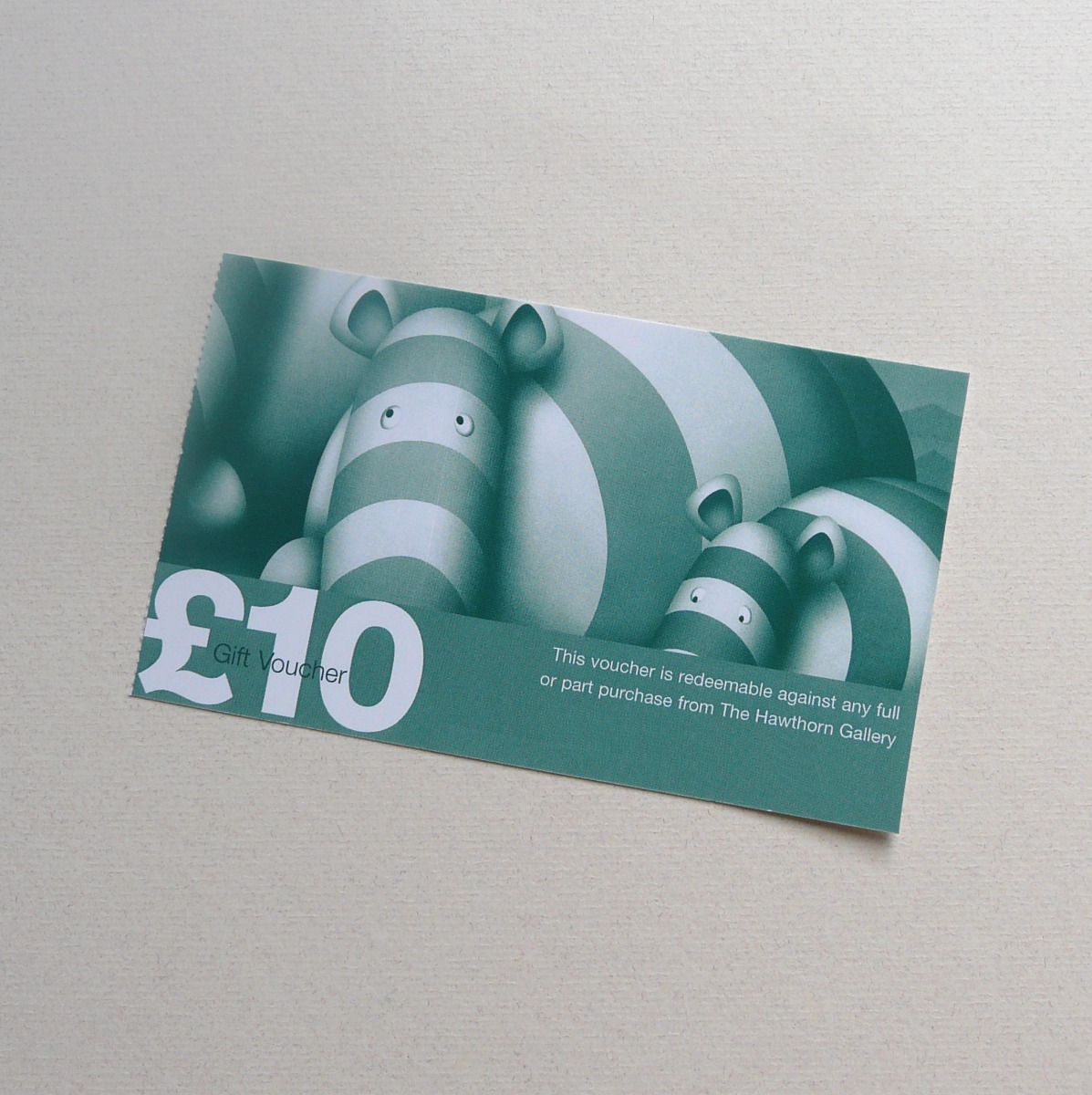 \u00A310 Gift Voucher by The Hawthorn Gallery