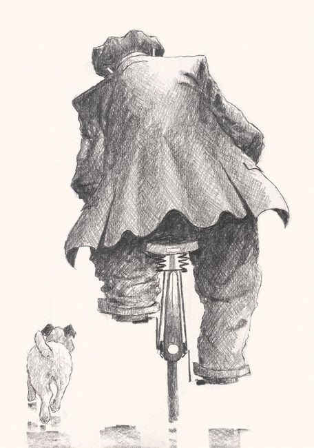 Side by Side by Alexander Millar, Bicycle | Dog | Gadgie | Nostalgic | Transport