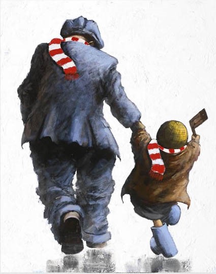 Come on You Reds! by Alexander Millar, Nostalgic | Northern | Gadgie | Football | Children | Rare
