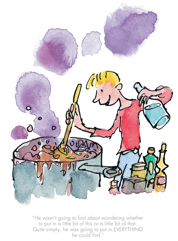 He Put in Everything he Could Find by Quentin Blake, Children | George | Marvellous | Medicine