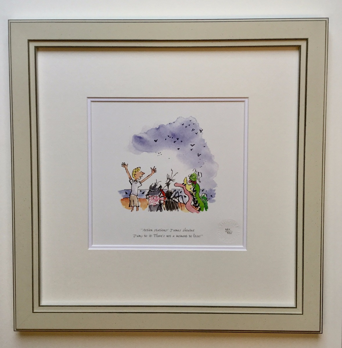 Action Stations! - James Shouted by Quentin Blake