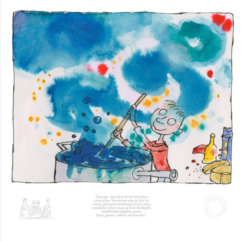 George Started to Stir his Marvellous Concoction by Quentin Blake, Children