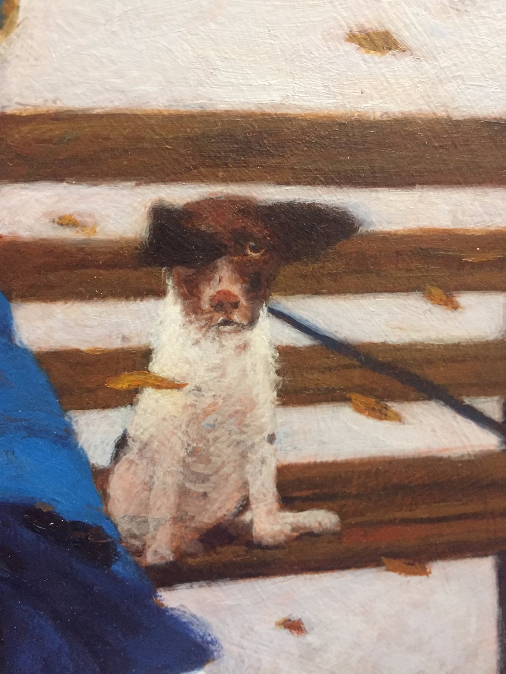Gone with the Wind by Gwyn Jones, Figurative | Film | Naive | Dog