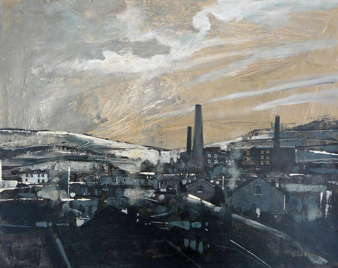 Snow on the Tops by David Bez, Northern | Snow | Nostalgic | Industrial | Landscape