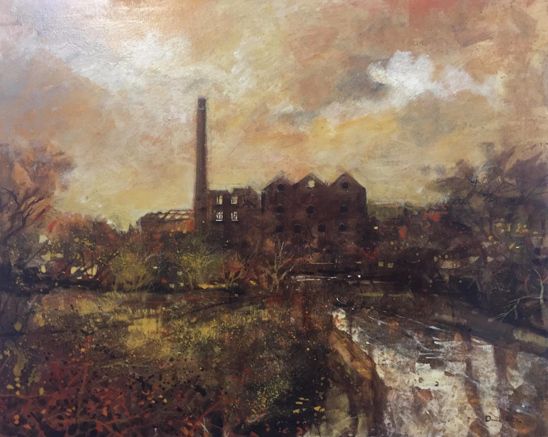 The Fall by David Bez, Northern | Nostalgic | Flowers | Industrial | Landscape