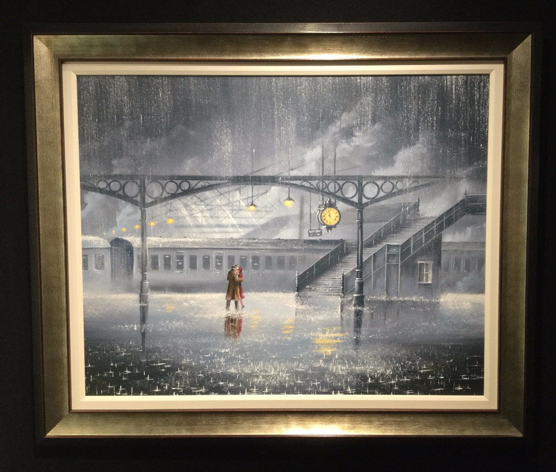 Hold me Once More by Jeff Rowland, Couple | Love | Romance | Train | Transport