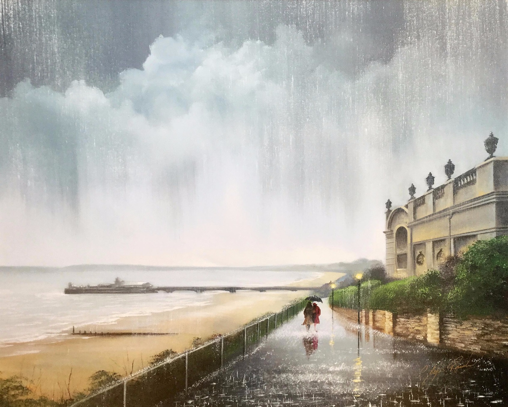 Promenade by Jeff Rowland, Love | Sea | Couple | Romance | Rare