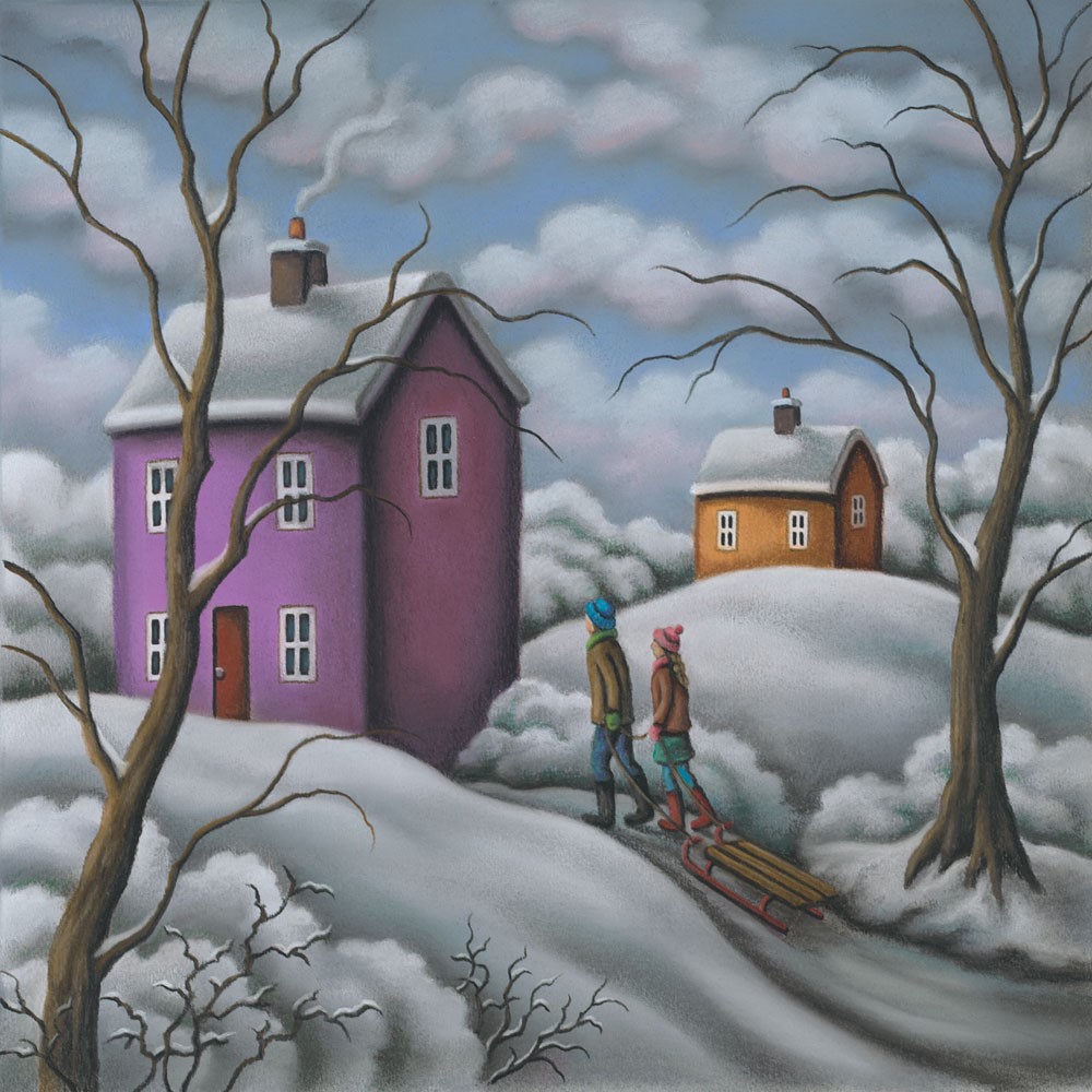 Snowbound by Paul Horton, Snow | Couple | Romance
