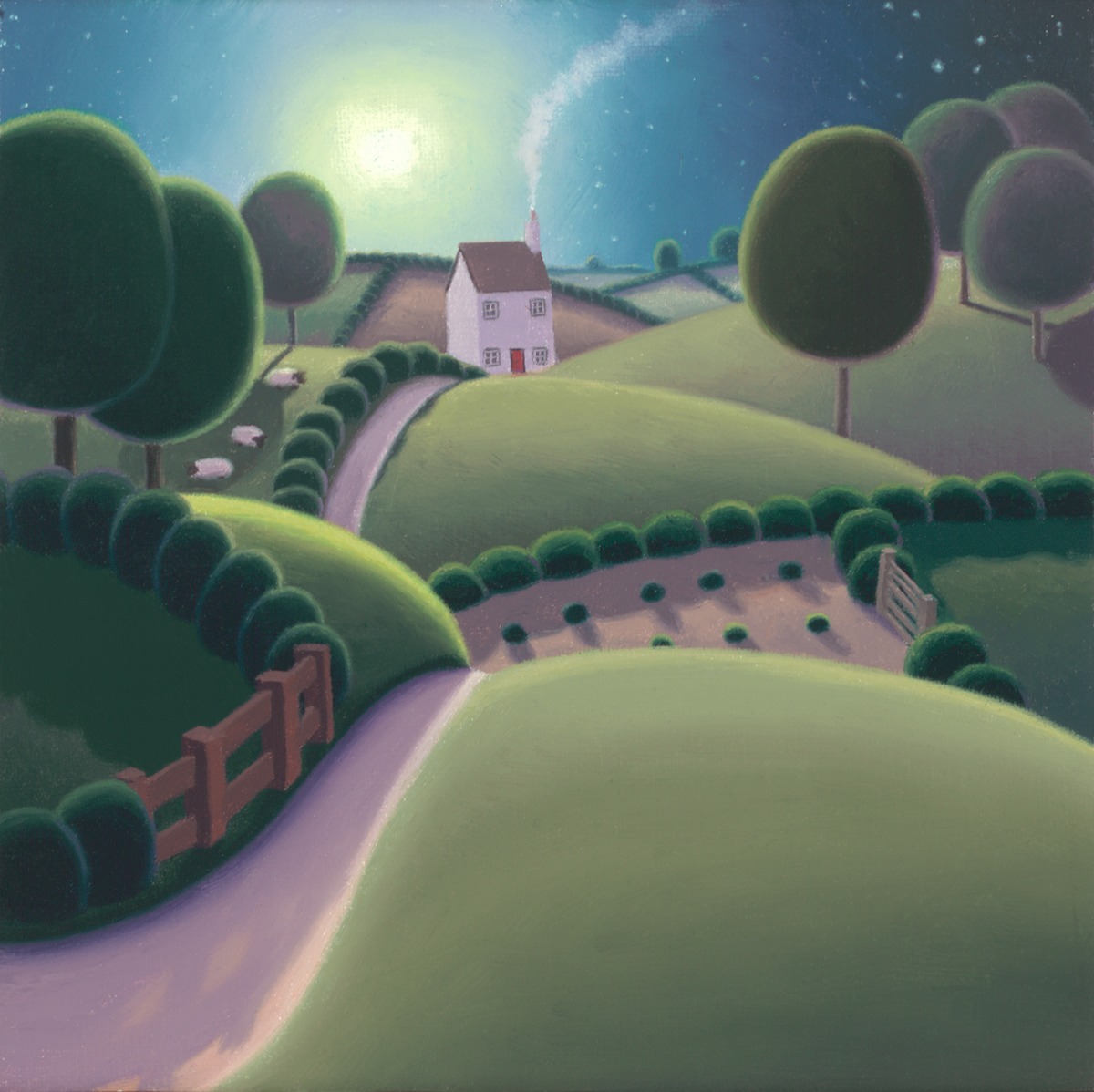 The Way Home by Paul Corfield, Landscape