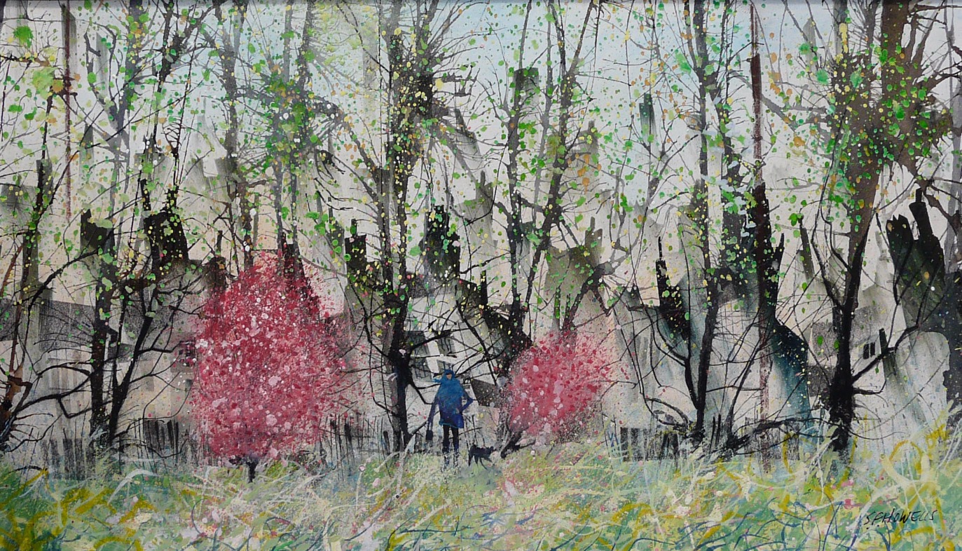 Seems like Spring by Sue Howells, Figurative | Landscape | Naive