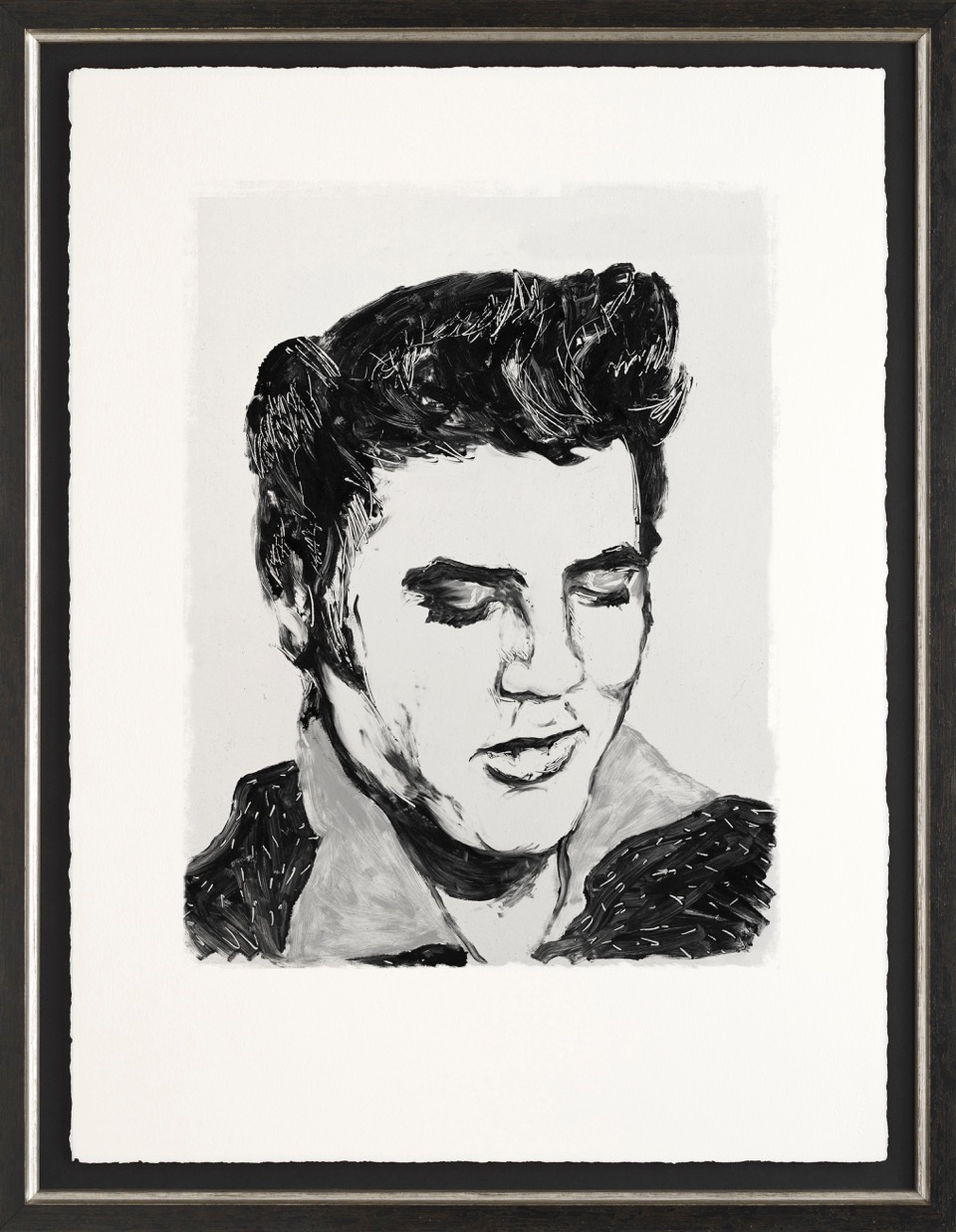 Elvis by Ronnie Wood, Music | Nostalgic | Portrait | Figurative