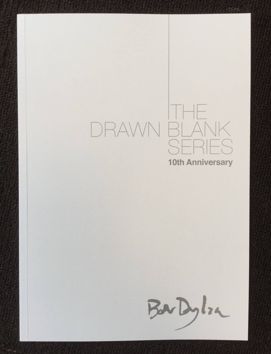 2018 Drawn Blank Series Brochure (10th Anniversary) by Bob Dylan