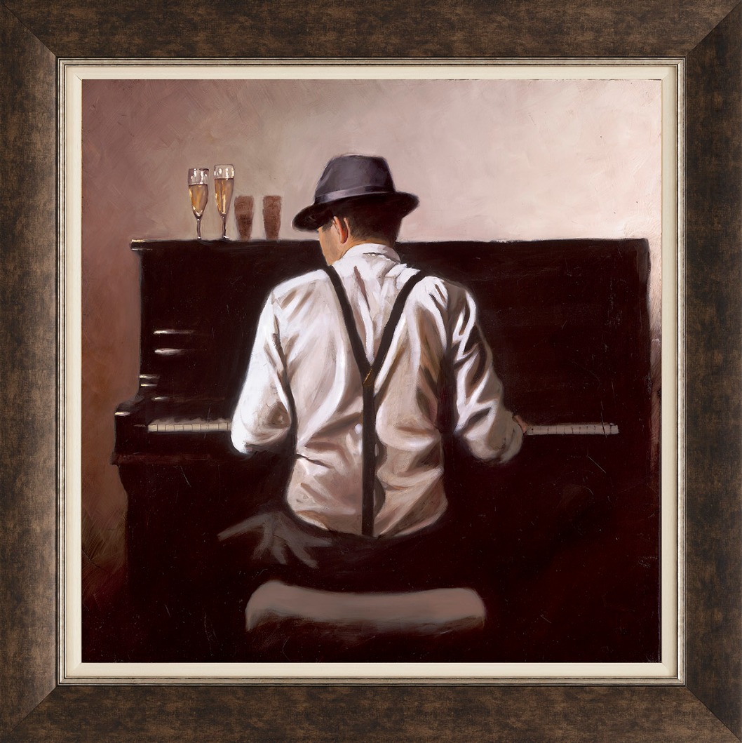 Piano Man by Richard Blunt, Figurative | Music