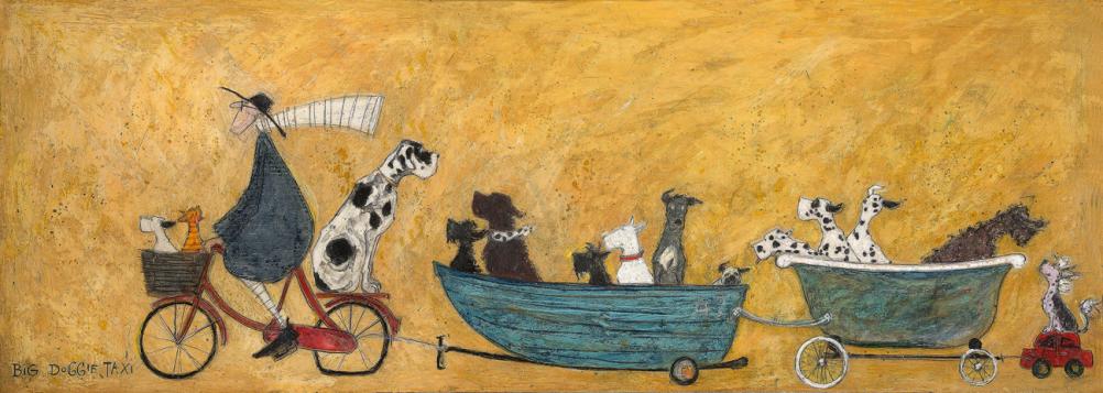 Big Doggie Taxi by Sam Toft