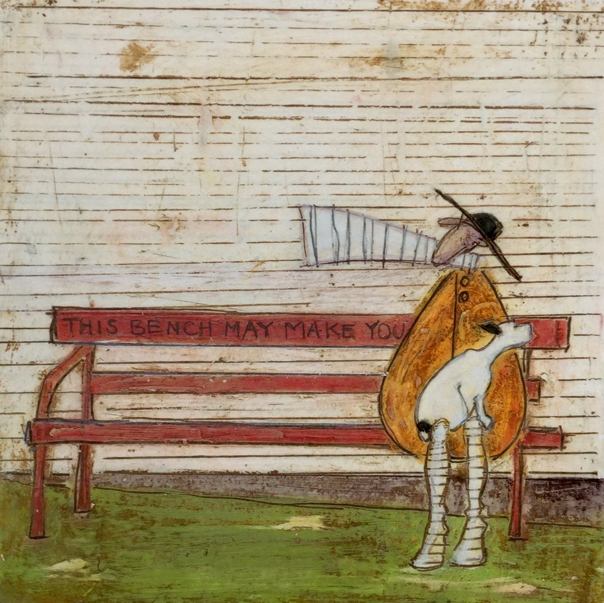This Bench May Make You Happy! by Sam Toft