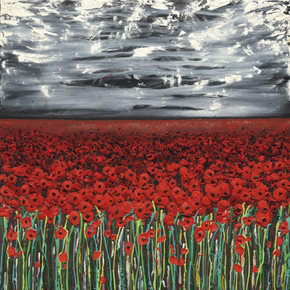 The Danger Tree IV (Set of 4) by Scarlett Raven, Abstract | Flowers