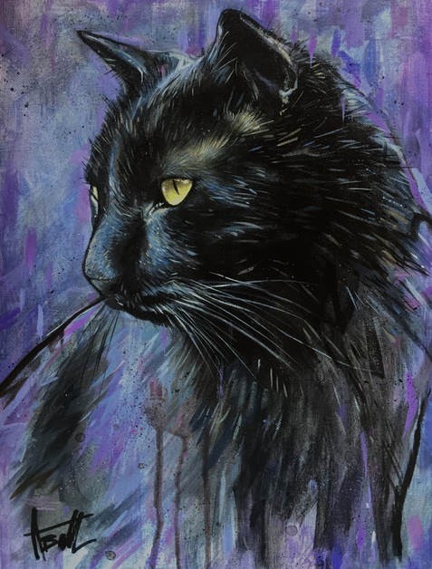 Black Cat by Alex Bell, Animals | Cat