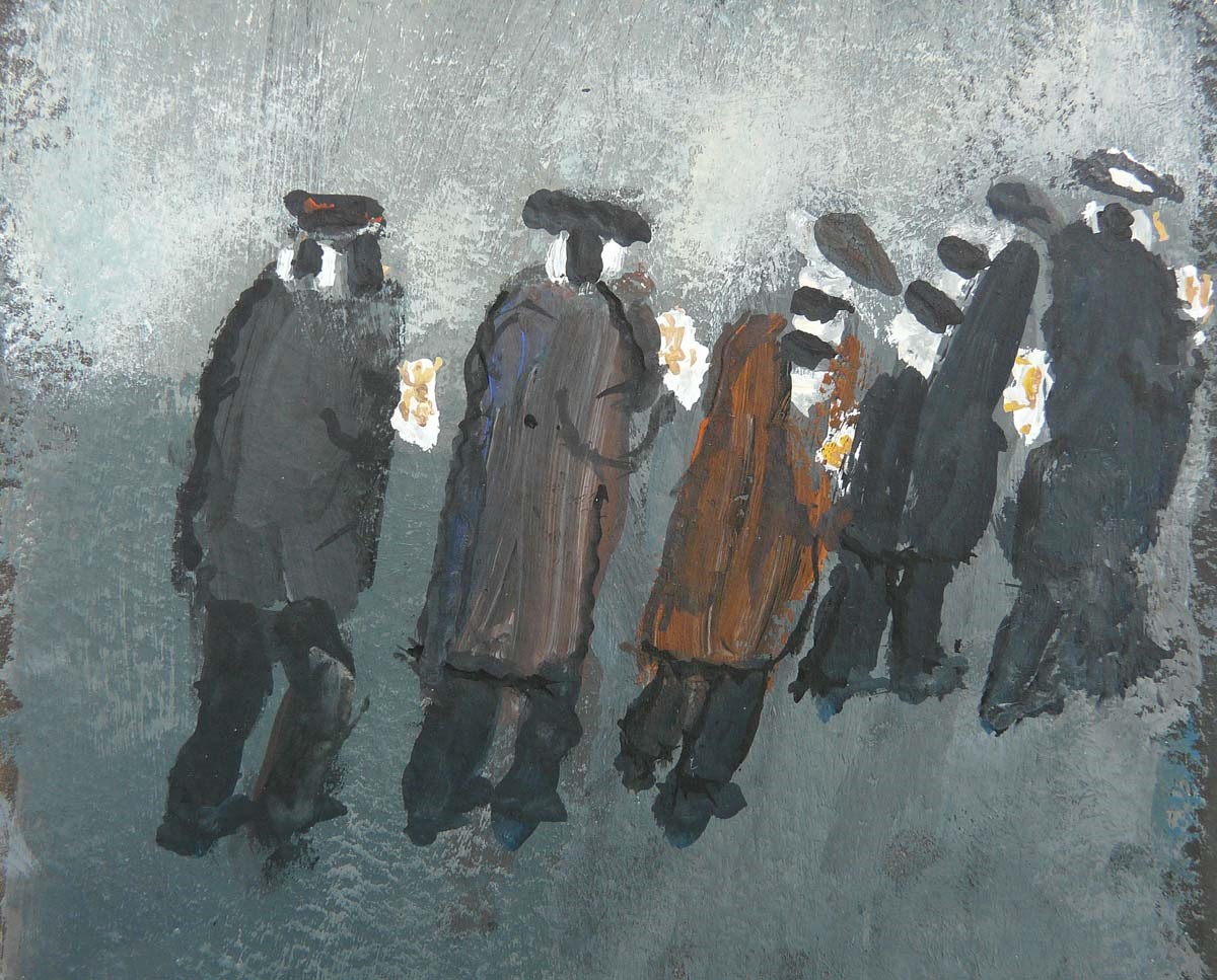 Chips after the Match by Malcolm Teasdale
