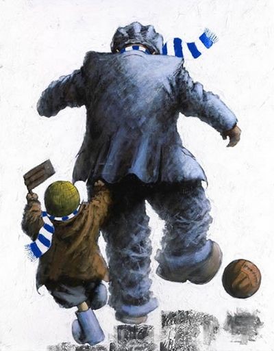 Come on You Blues by Alexander Millar, Children | Family | Football | Gadgie | Nostalgic