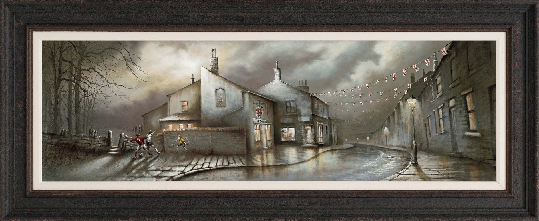 Three Lions by Bob Barker, Football | Nostalgic | Northern | Pub