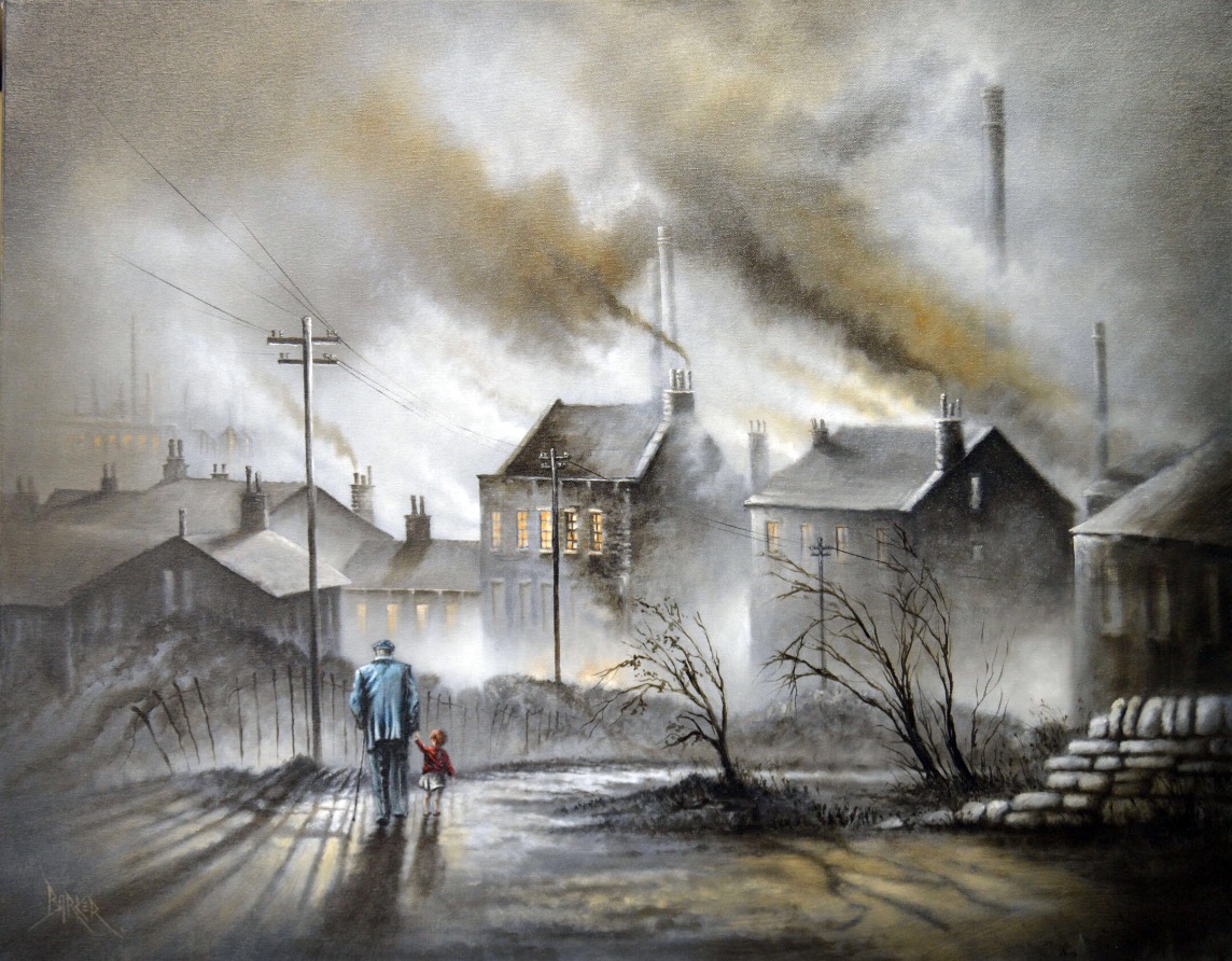 May to December by Bob Barker, Children | Northern | Nostalgic | Family | Industrial | Landscape