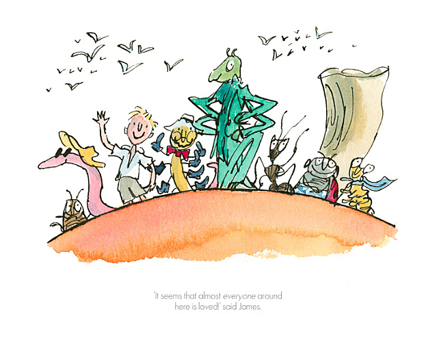 It seems that everyone around here is loved by Quentin Blake
