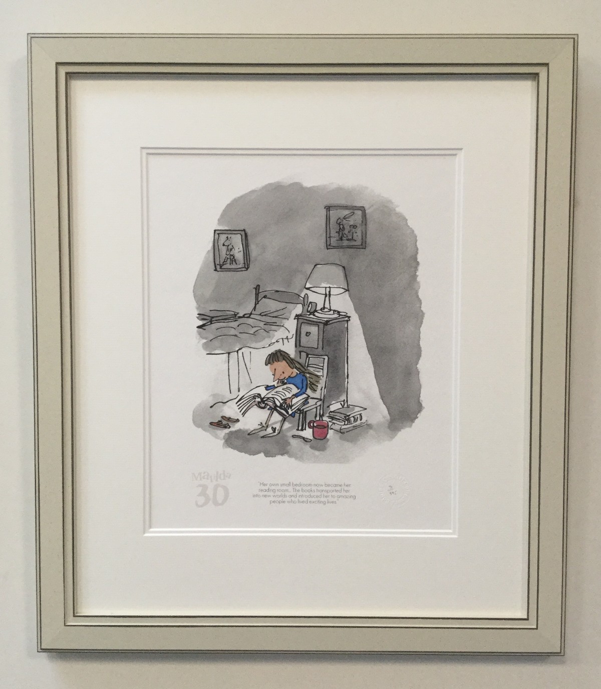 Matilda 30th - Her Own Small Bedroom by Quentin Blake