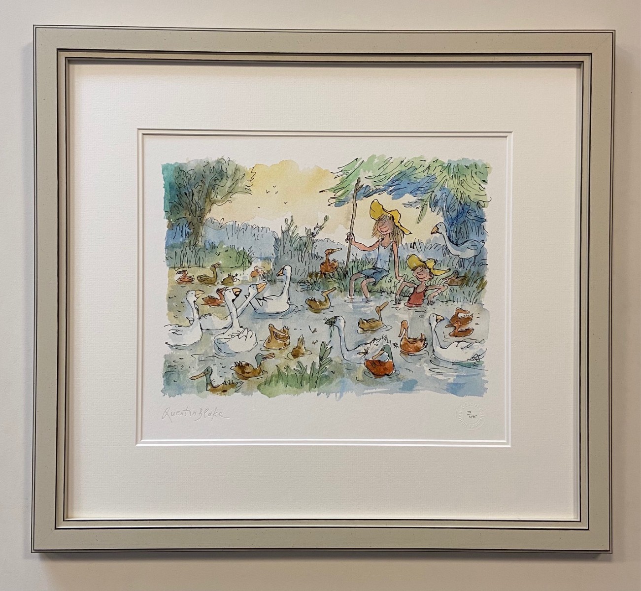 The Goose Girl and her Brother by Quentin Blake