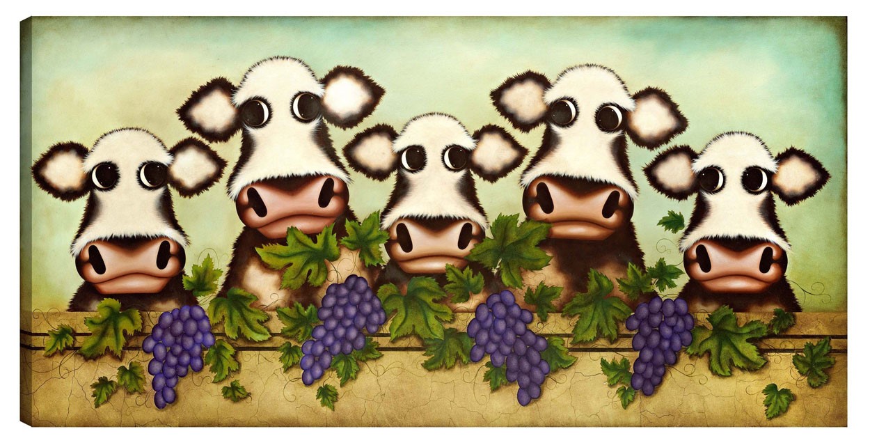 Herd it Through the Grapevine by Caroline Shotton, Family | Humour | Cow | Children | Love