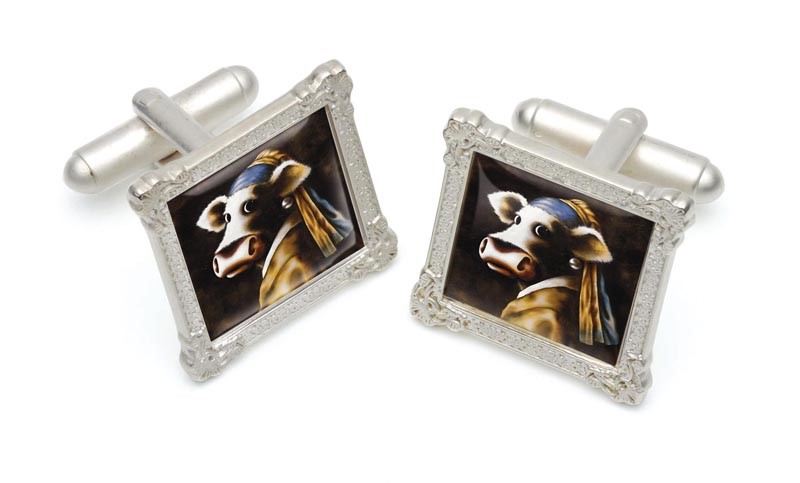 Cow with the Pearl Earring by Caroline Shotton, Accessories