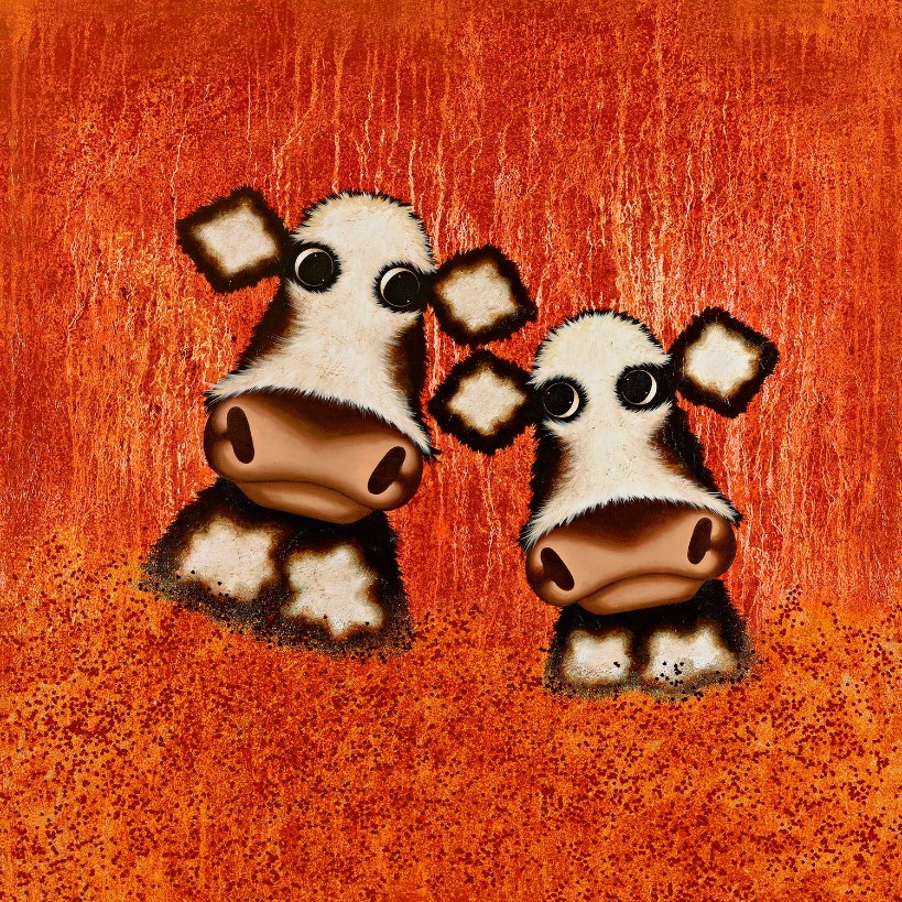 Sunshine of Your Love by Caroline Shotton, Animals | Cow | Humour