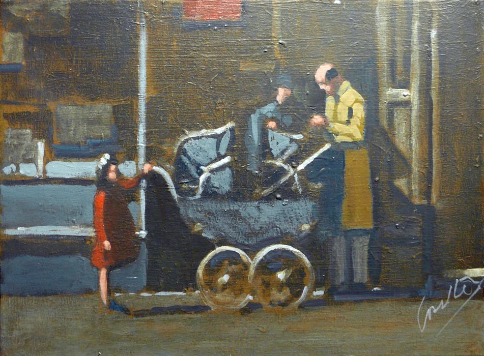Twin Pram by David Coulter