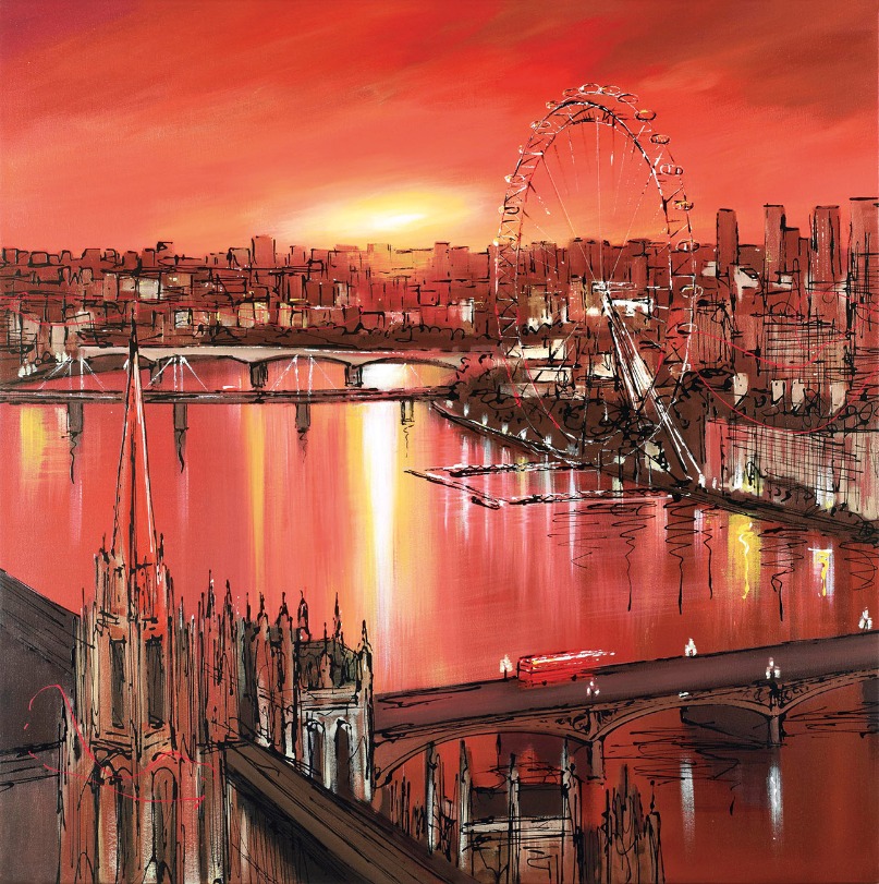 London's Last Light by Paul Kenton, London | Landscape | Abstract