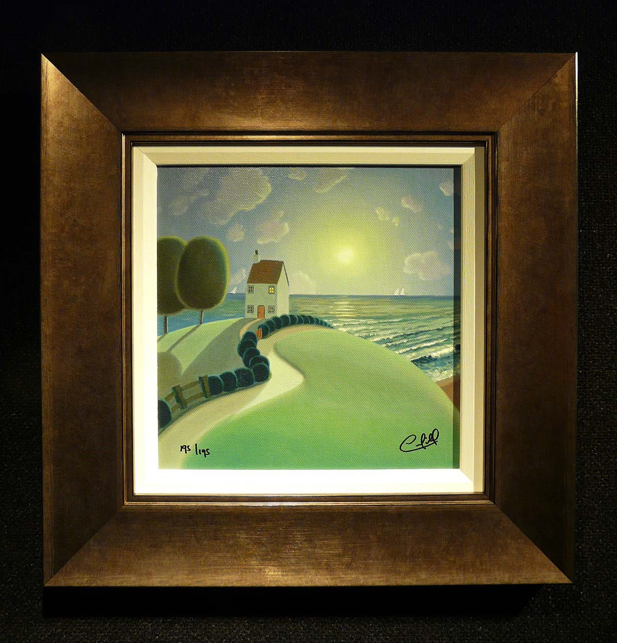The House by the Sea (195/195) by Paul Corfield, Landscape | Naive | Love | Rare