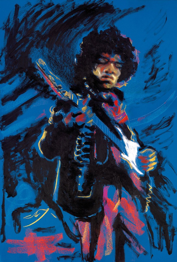 Hendrix by Ronnie Wood, Music | Figurative
