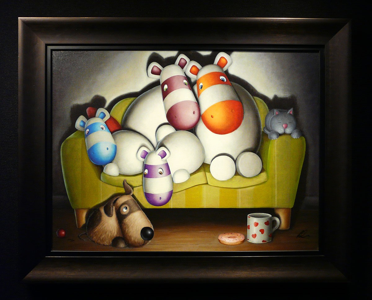 Home Comforts by Peter Smith, Customer Sale | Family | Children | Animals | Couple | Humour